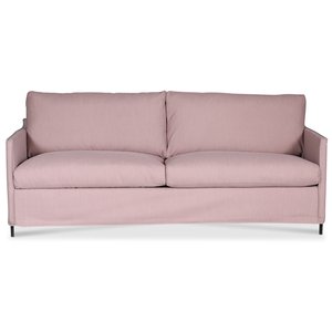 Depart 3-sits soffa med avtagbar kldsel - Ljus rosa (Linnetyg)