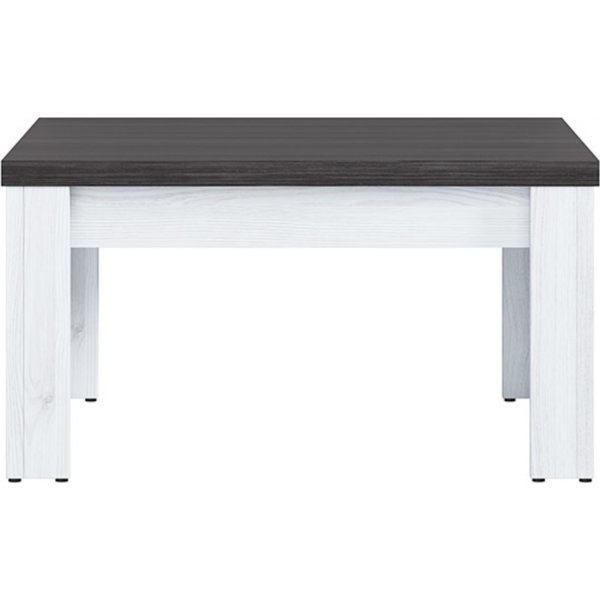 Table basse Hesen 75 x 75 cm - Blanc/noir Table basse Hesen 75 x 75 cm - Blanc/noir