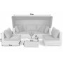 Modulsoffa Vigo - Beige/beige melerad
