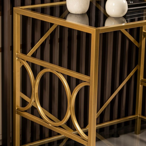 Frederika sidobord 90 x 60 cm - Guld Frederika sidobord 90 x 60 cm - Guld