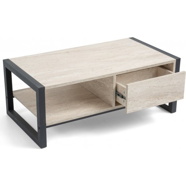 Haldizen soffbord - Svart/marmor Haldizen soffbord - Svart/marmor