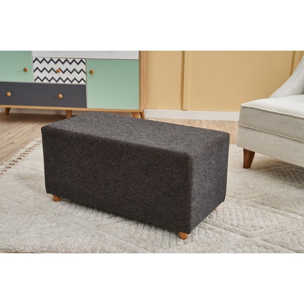 Pouf Genma - Anthracite/cuivre Pouf Genma - Anthracite/cuivre