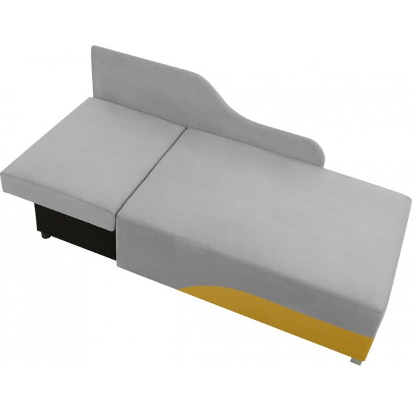 Canapé-lit Elo droit - Gris Canapé-lit Elo droit - Gris