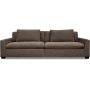 Gabby 4-sits soffa - Nougat brun