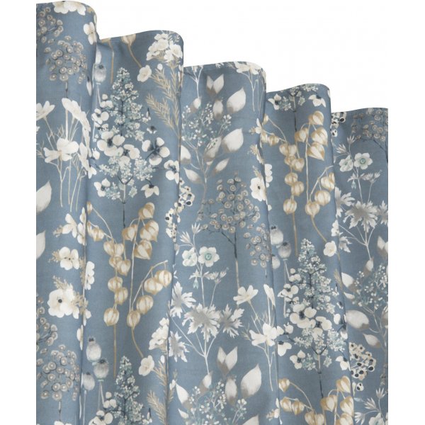 Rideau bois lot de 2 2 x 135 x 280 cm - Bleu gris Rideau bois lot de 2 2 x 135 x 280 cm - Bleu gris