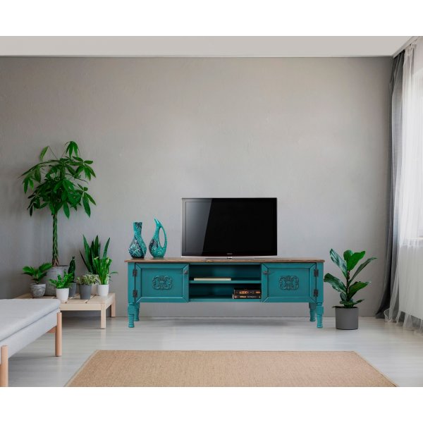 Banc média Ada - Turquoise Banc média Ada - Turquoise