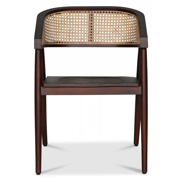 Skaraborg karmstol - Brun mahogny/rotting Skaraborg karmstol - Brun mahogny/rotting