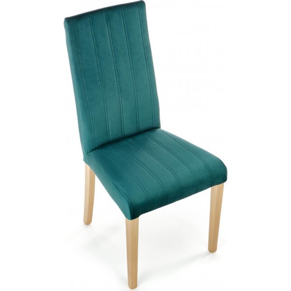 Chaise de salle à manger Heather - Velours vert Chaise de salle à manger Heather - Velours vert