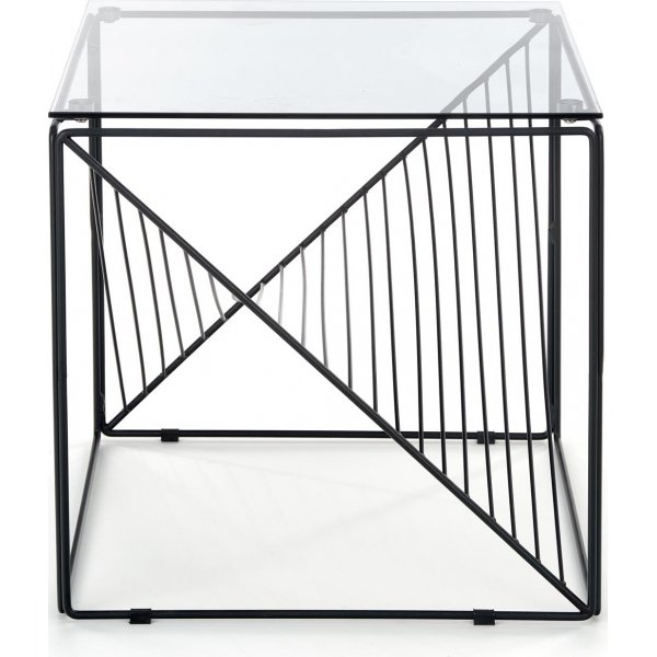 Table basse Orlando 50 x 50 cm - Verre fumé Table basse Orlando 50 x 50 cm - Verre fumé