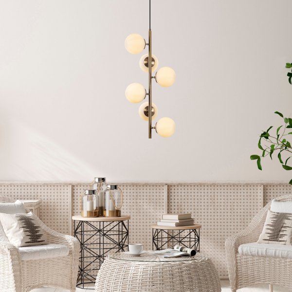 Fasett taklampa 10465 - Vintage/vit Fasett taklampa 10465 - Vintage/vit