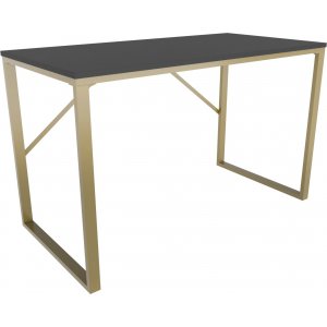 Layton skrivbord 120 x 60 cm - Guld/antracit