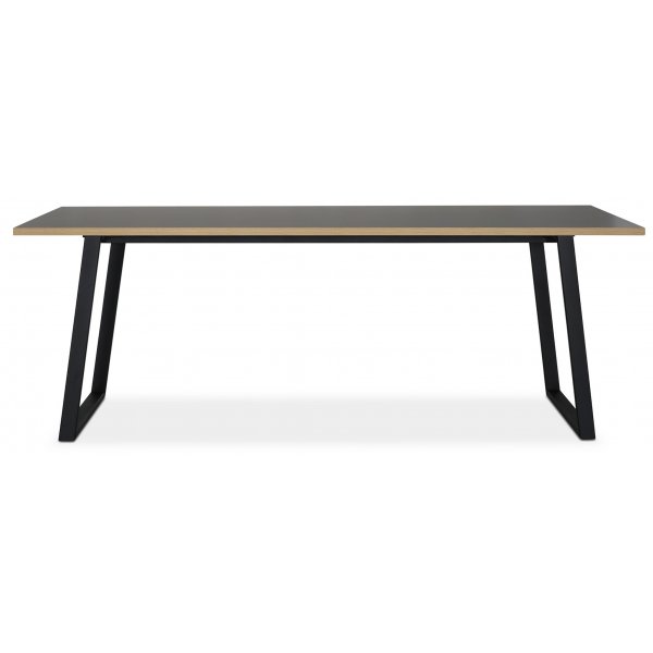 Edge matbord 240x90 cm - Gr Hgtryckslaminat (HPL)