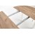 Berivan runt frlngningsbart matbord ek / vit 102-142 cm