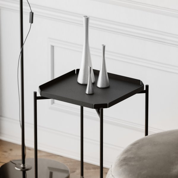 Table basse Vela 46 x 46 cm - Noir