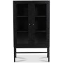 Carl vitrinskp lgt (Highboard) - Svartbetsad ask