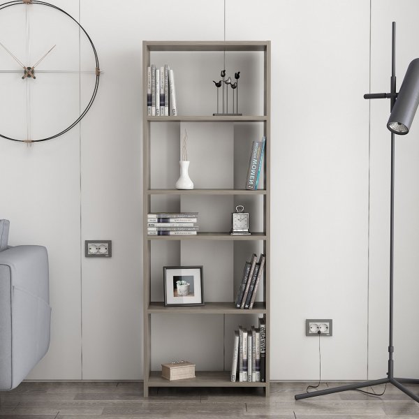 Dio bokhylla - Wenge/vit