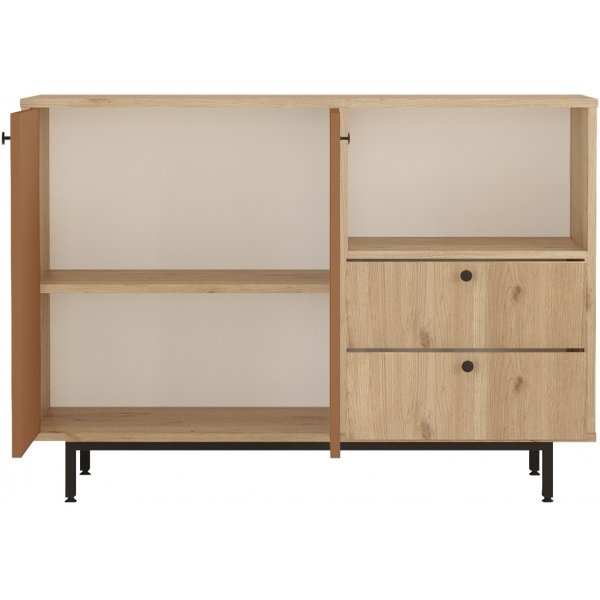 Royce köksskåp 2 - Ek/tegelröd Royce köksskåp 2 - Ek/tegelröd