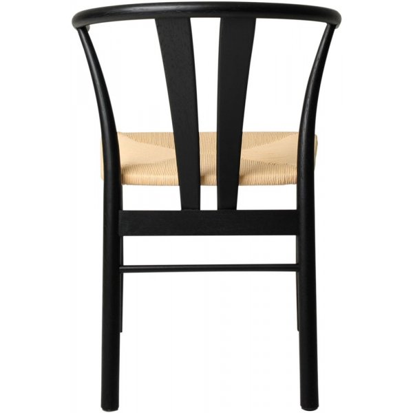 Chaise de salle  manger Chiba - Chne laqu noir