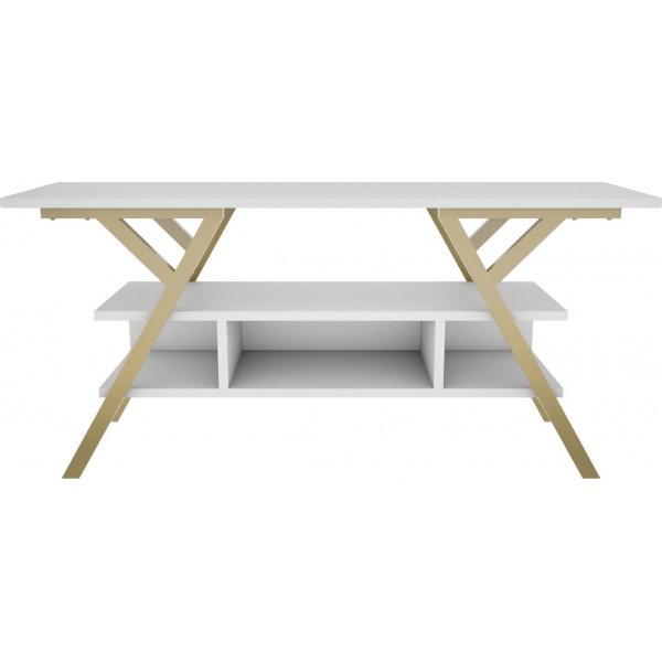 Banc multimédia Minerva - Or/blanc Banc multimédia Minerva - Or/blanc