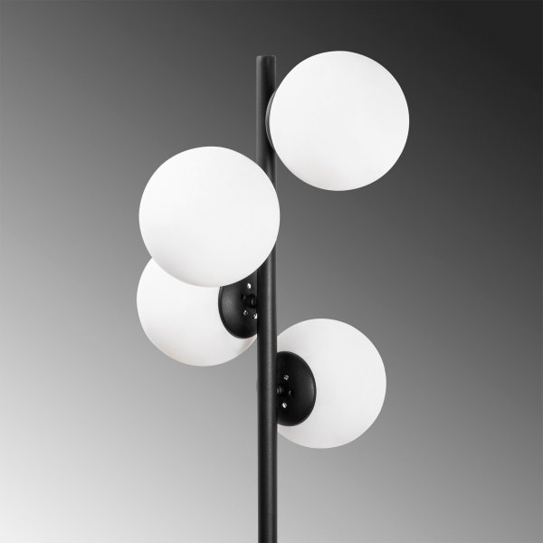 Lampadaire Fas opale - Noir Lampadaire Fas opale - Noir