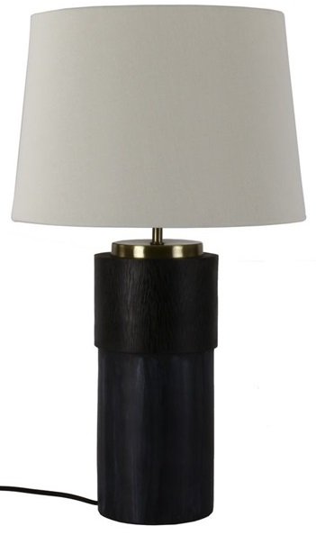 Bordslampa Tidavad - Svart / Mssing