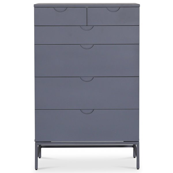 Lennox byrå 4+2 lådor - Grå Lennox byrå 4+2 lådor - Grå