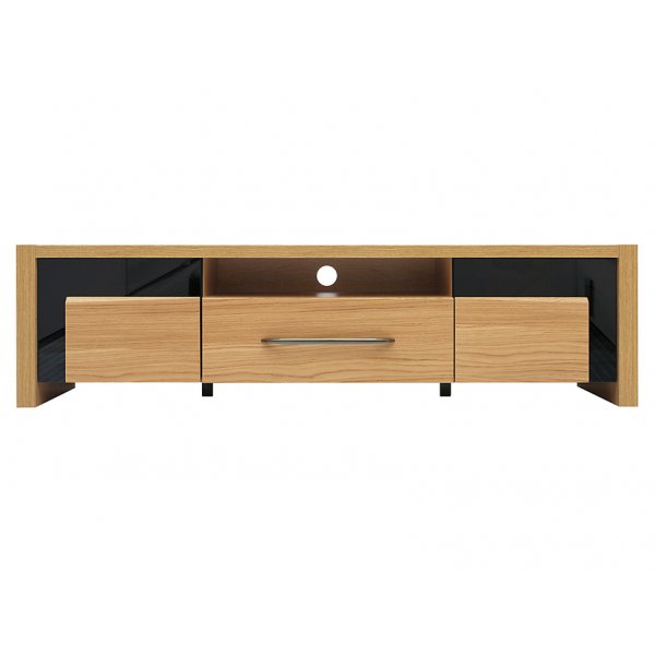 Manilla TV-bänk - Ek/svart Manilla TV-bänk - Ek/svart