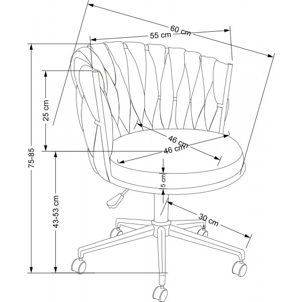Chaise de bureau Talon - Beige clair Chaise de bureau Talon - Beige clair