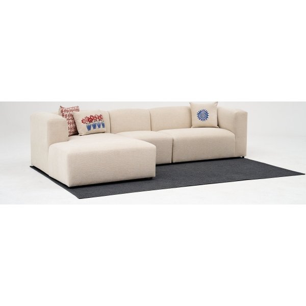 Linden divansoffa vänster - Cream Linden divansoffa vänster - Cream