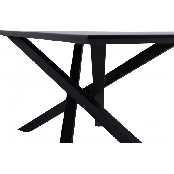 Piazza matbord 180 x 90 cm - Svart Piazza matbord 180 x 90 cm - Svart