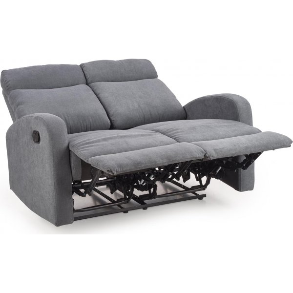 Canapé inclinable 2 places Anslo - Gris Canapé inclinable 2 places Anslo - Gris