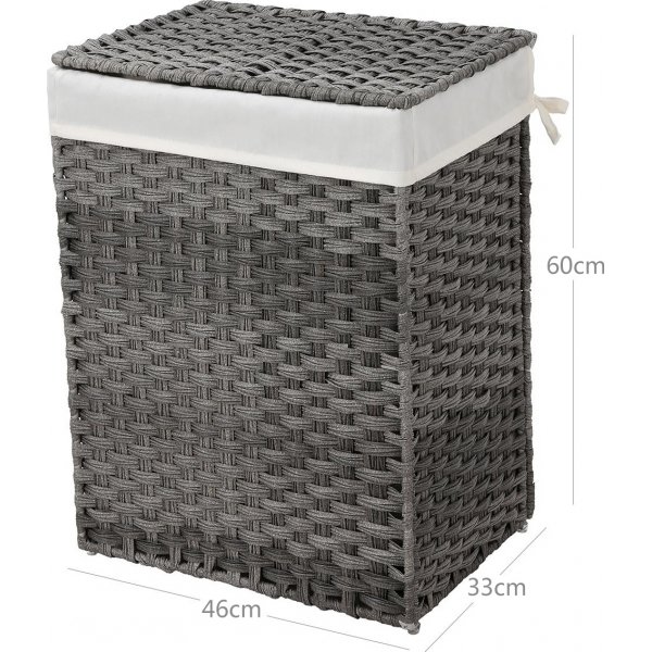 Angelika wasmand 90 l - Grijs Angelika wasmand 90 l - Grijs