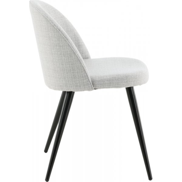 Alice matstol - Ljusgrå tyg Alice matstol - Ljusgrå tyg