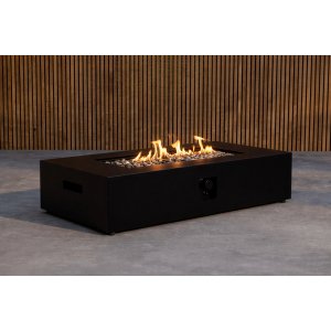 Eldkorg Kea rektangul�r 137x68 cm - svart