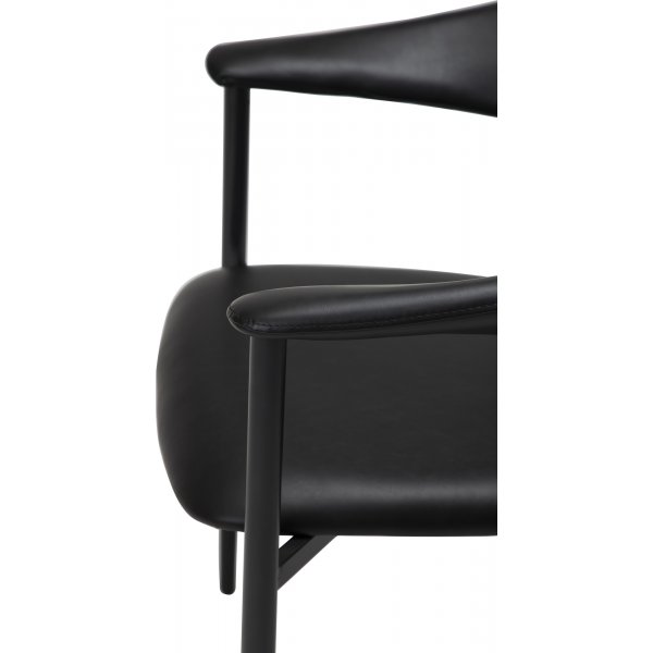 Fauteuil Rover - PU noir Fauteuil Rover - PU noir