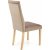 Chaise de salle  manger chin - Velours beige/htre