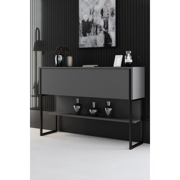 Table relief Lux 120 x 30 cm - Anthracite/noir Table relief Lux 120 x 30 cm - Anthracite/noir