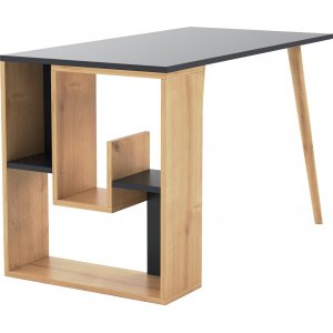 Bureau Sally 120x60 cm - Anthracite/chne