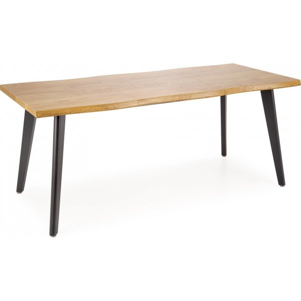 Table à manger Horst 150-210 x 90 cm - Chêne/noir Table à manger Horst 150-210 x 90 cm - Chêne/noir
