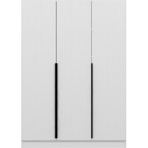 Armoire Cikani 135x52x210 cm - Blanc