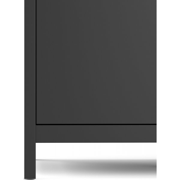 Madrid garderob med 3 dörrar - Svart Madrid garderob med 3 dörrar - Svart