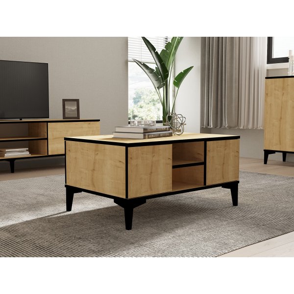 Table basse Ece - Chêne saphir/noir Table basse Ece - Chêne saphir/noir