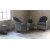 Ensemble de mobilier d\\\'extrieur Solhaga 2 fauteuils avec table - Rotin synthtique gris