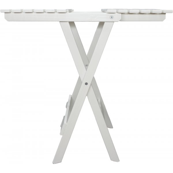 Wilma utegrupp bord 65 x 65 cm inkl 2 st Knohult stolar - Vit Wilma utegrupp bord 65 x 65 cm inkl 2 st Knohult stolar - Vit