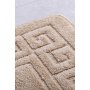 Ethnic badrumsmatta - Beige