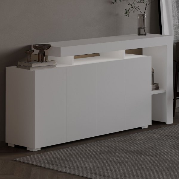 Sideboard Bellan 170 cm - Vit