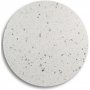 Zoo matbord 105 cm - Vit / Terrazzo Bianco