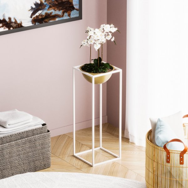 Pot Plato 21 - Blanc/or