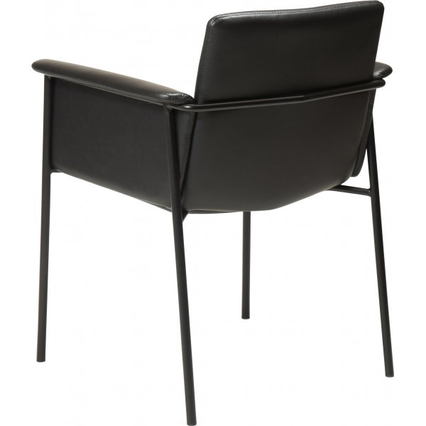 Fauteuil Vale - PU noir