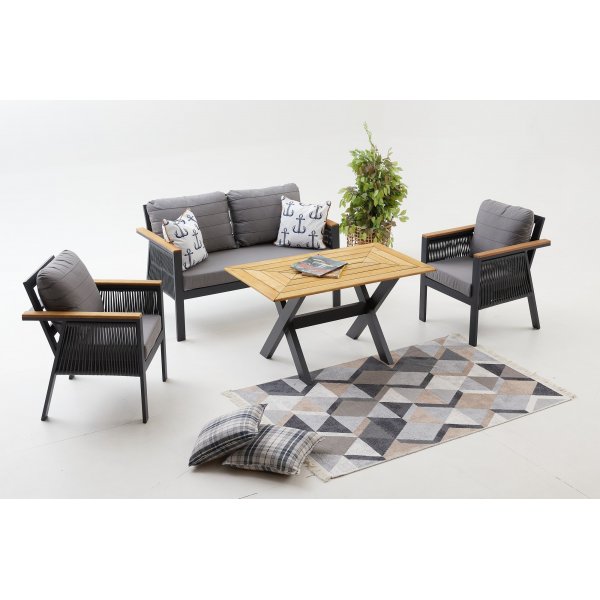 Capella loungegrupp - Antracit